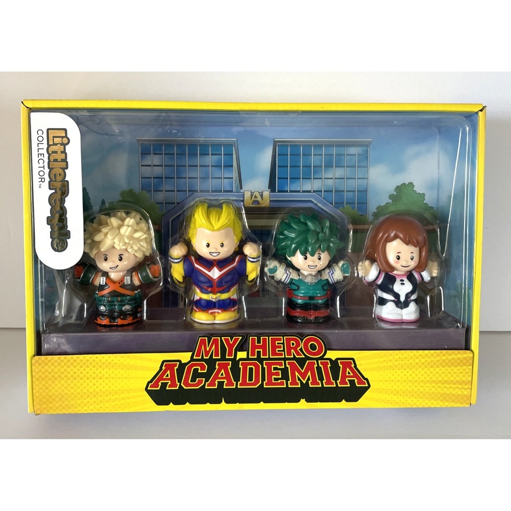 My Hero Academia Little People Collector Mini Figures 4-Pack New
